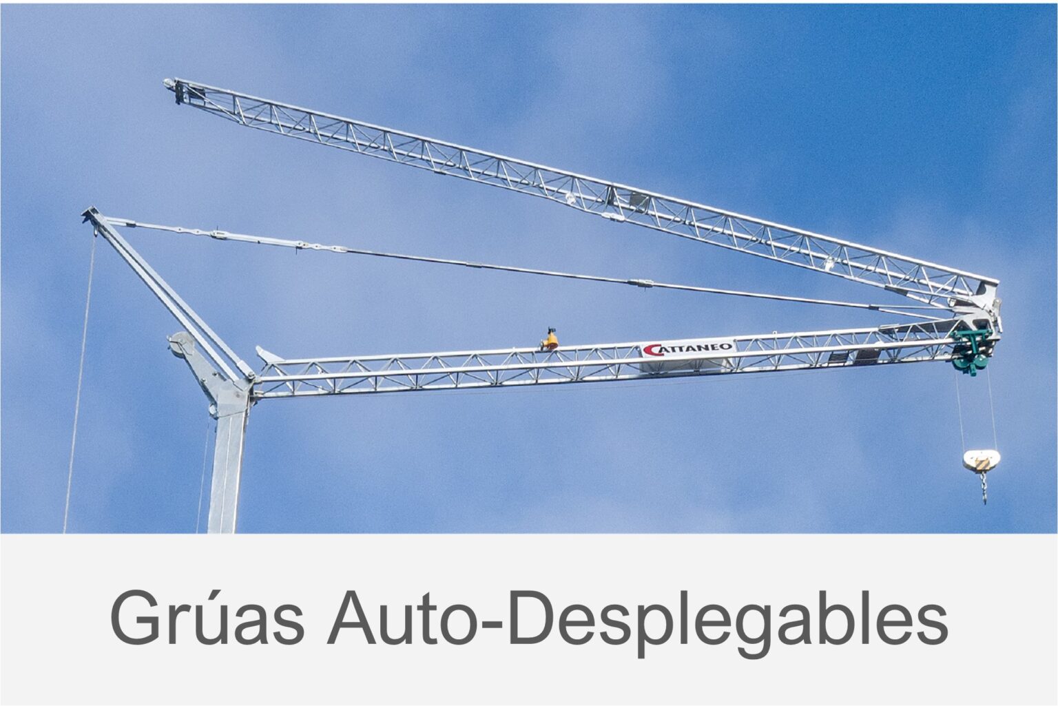 Grúas Torre y AutoDesplegables Nuevas y SemiNuevas Venta y Renta